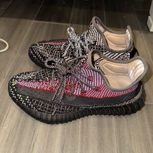 Yeezy reflective sneakers